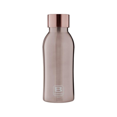 B Bottles Twin - Rose Gold Brushed - 350 ml - Double wall stainless steel thermal bottle. 18/10 sta